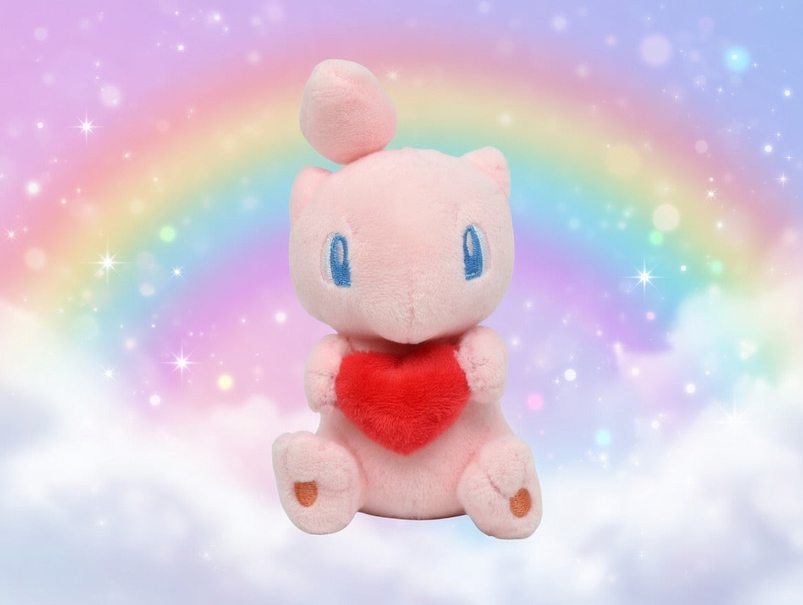 Mew met hartje plushie