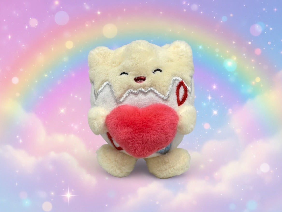 Togepi met hartje plushie