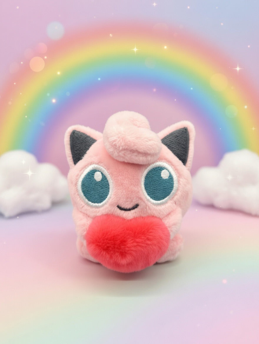 Jigglypuff met hartje plushie