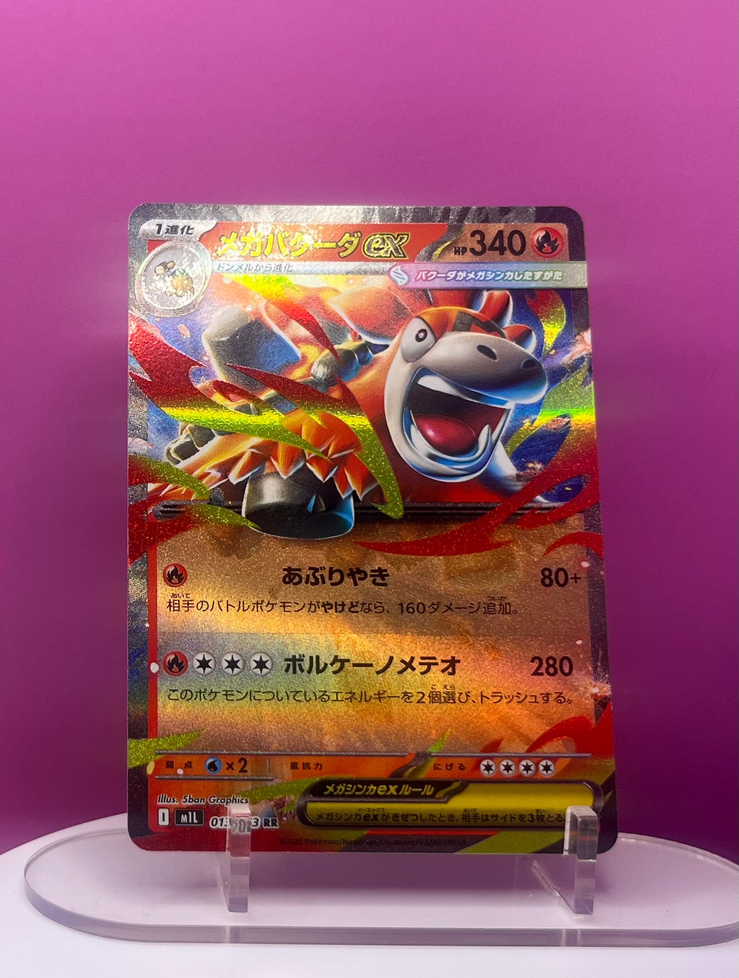 Mega Camerupt Ex - Mega Brave